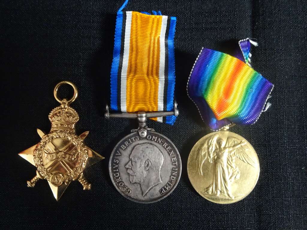 Set Of WW1 Medals Awarded To MHSK - J.G Veldsman Hopetown Comondo No 277 Clearly Marked
