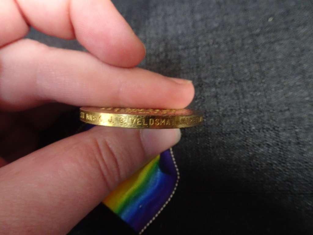 Set Of WW1 Medals Awarded To MHSK - J.G Veldsman Hopetown Comondo No 277 Clearly Marked