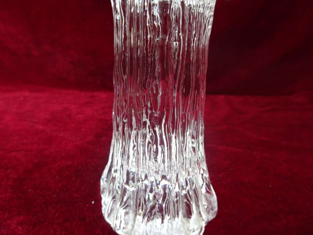 Vintage Kosta Boda Art Glass Sunflower Candle Holder In Excellent Condition