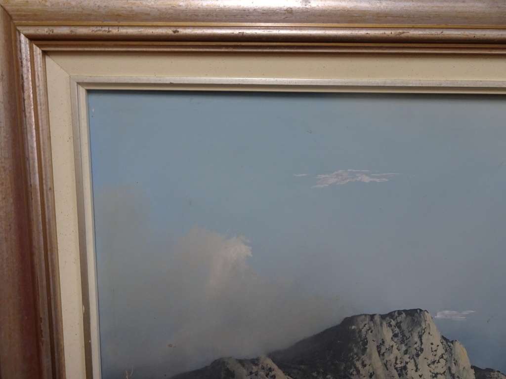 Lovely Large Oil On Board Painting By Well Known South African Artist Benjamin Jacobus Davis