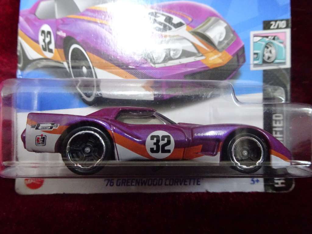 2024 HotWheels Collection `76 Greenwood Corvette (HW Modified 2/10) - Still Sealed