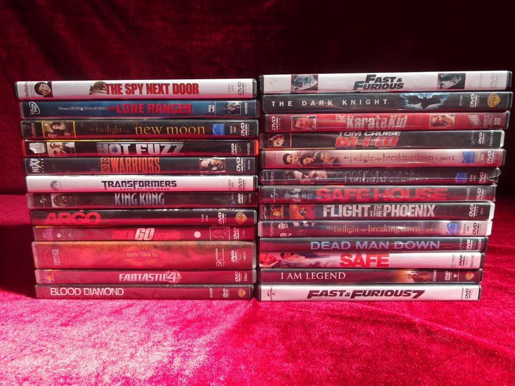 Joblot Of Twenty Five Horror And Action DVD`s (See My Description)