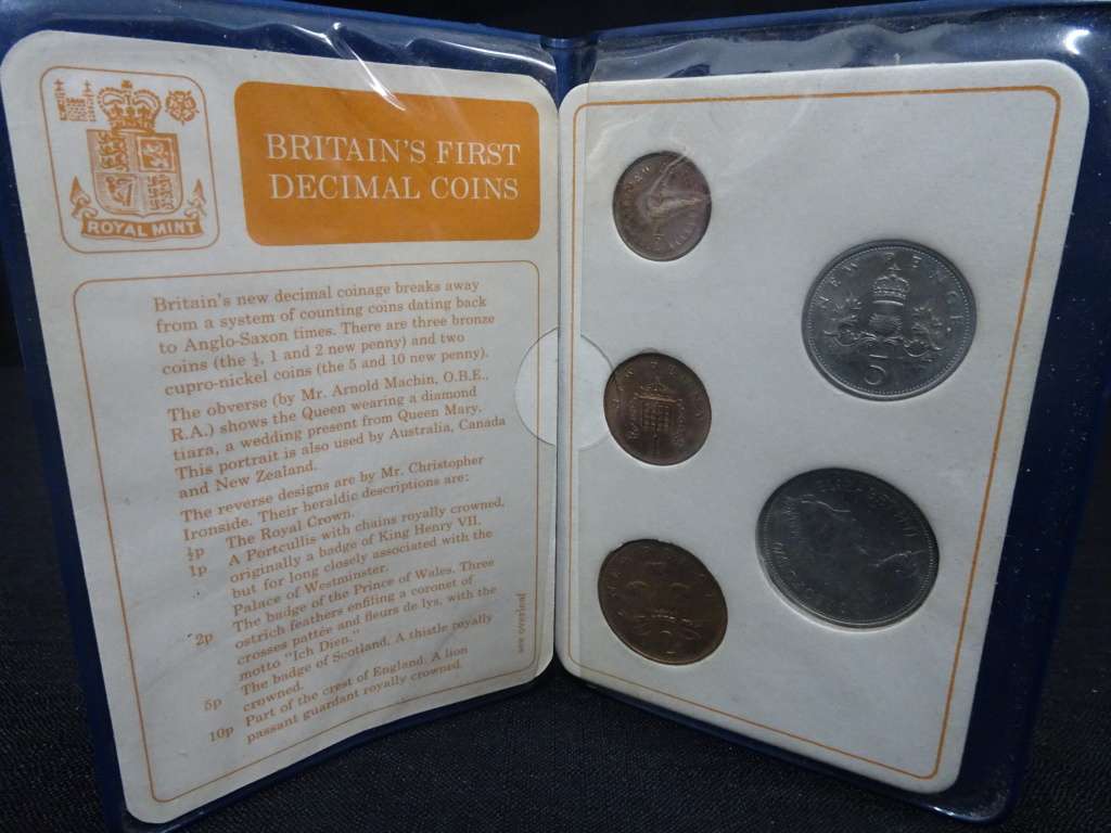 Britain`s First Decimal Coins - In Excellent Condition