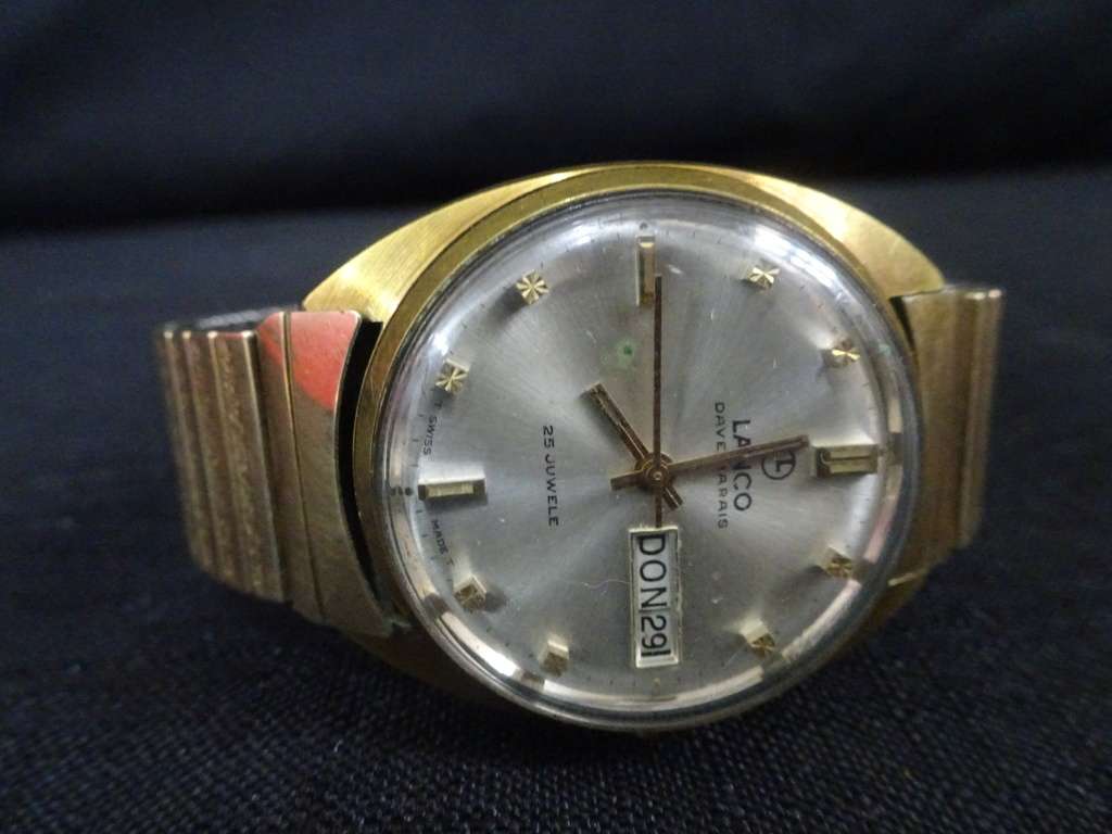 Beautiful Lanco Automatic 25 Juwele Watch Made In Germany - See My Description