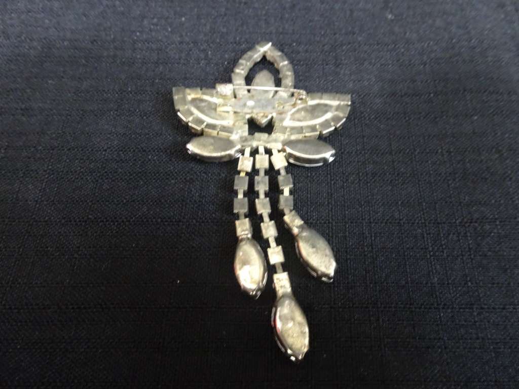 Three Stunning Vintage Costume Jewellery Brooches - See My Description