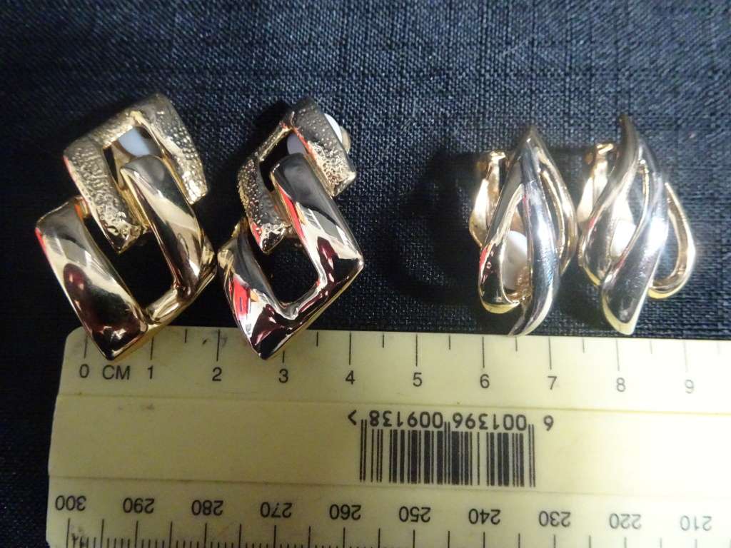 Beautiful Joblot Of Ten Pairs Of Costume Jewellery Earrings - In Excellent Condition