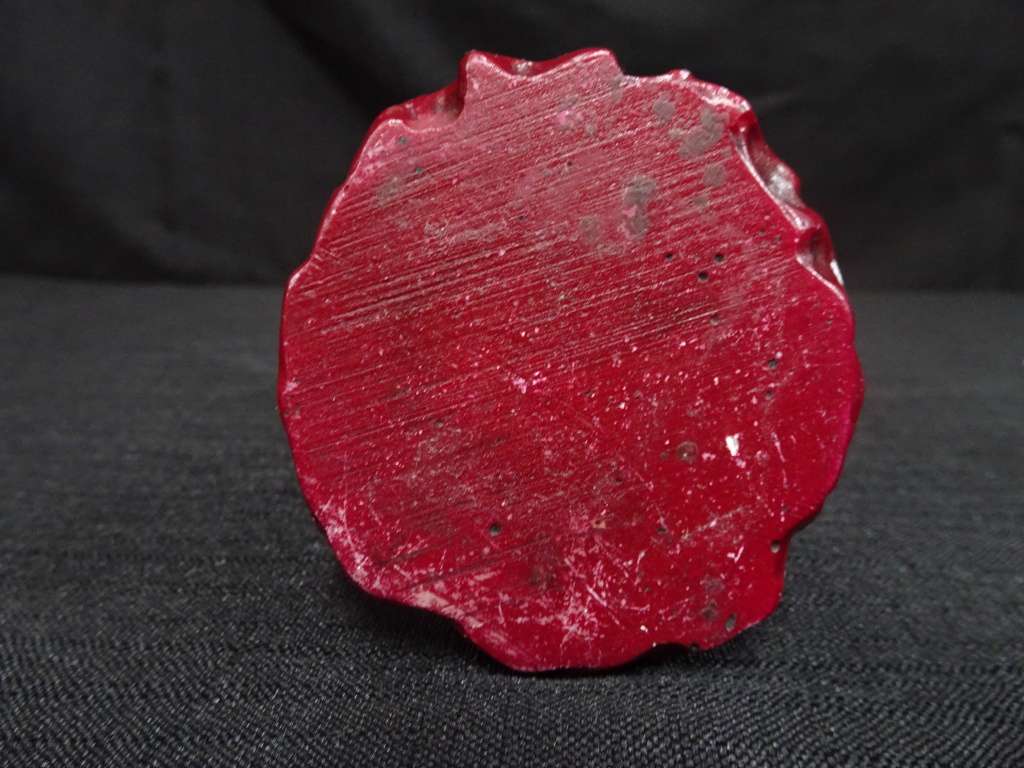 Vintage Red Resin Chinese God Figures Fu Lu Shou / Wise Men - Set Of 3 - See My Description