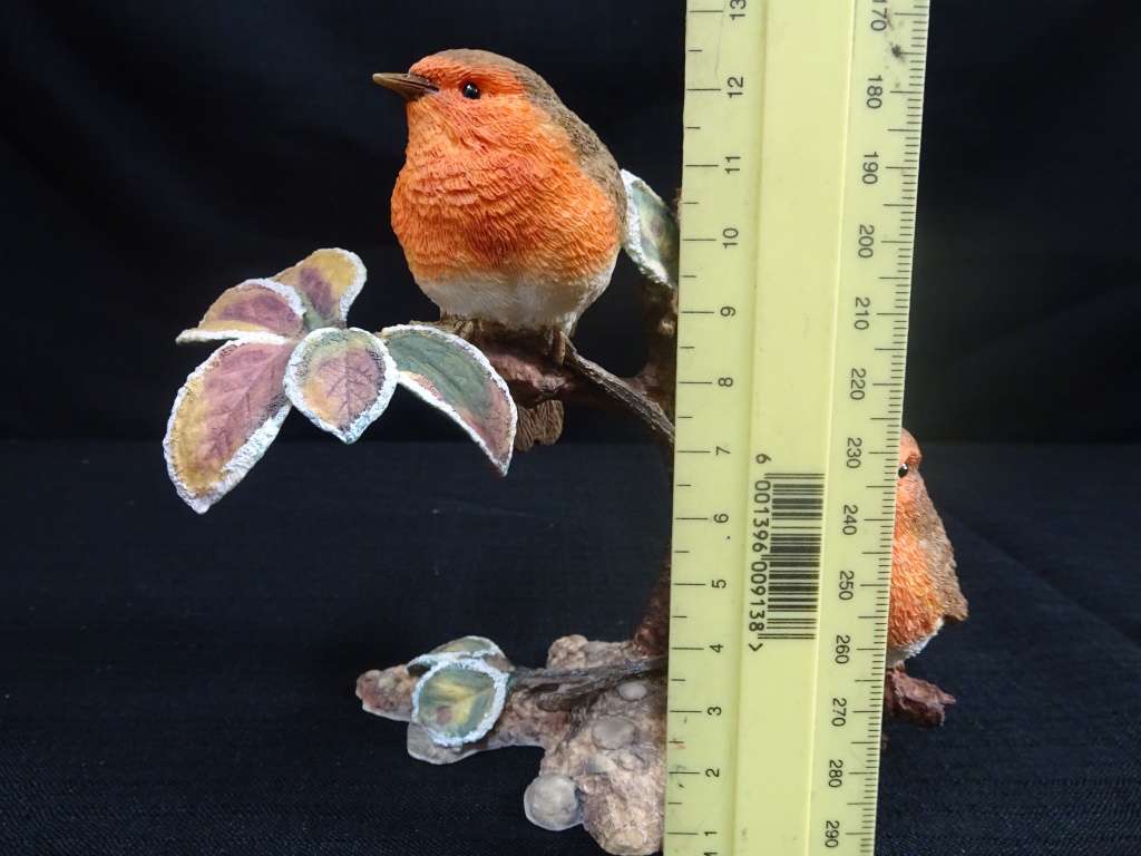 Vintage Limited Edition Coalport Robin Redbreast Frosty Morning Bird Collection - Number 3788/4950