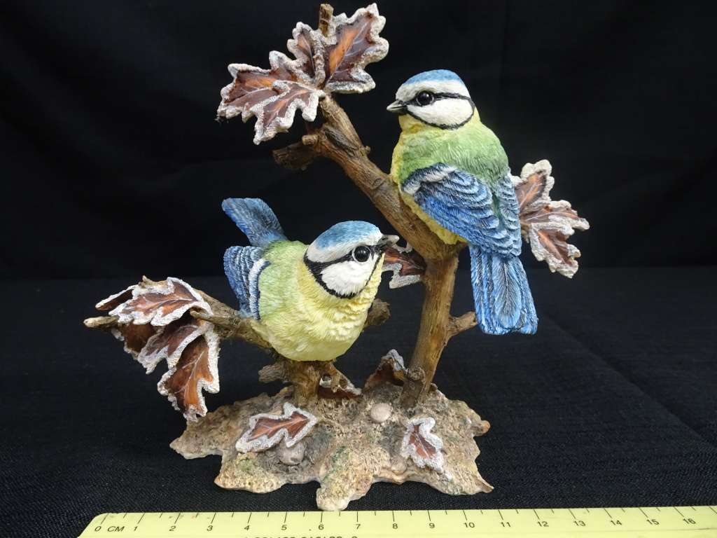 Vintage Limited Edition Coalport Blue Tits Bird Collection - Number 1935/4950