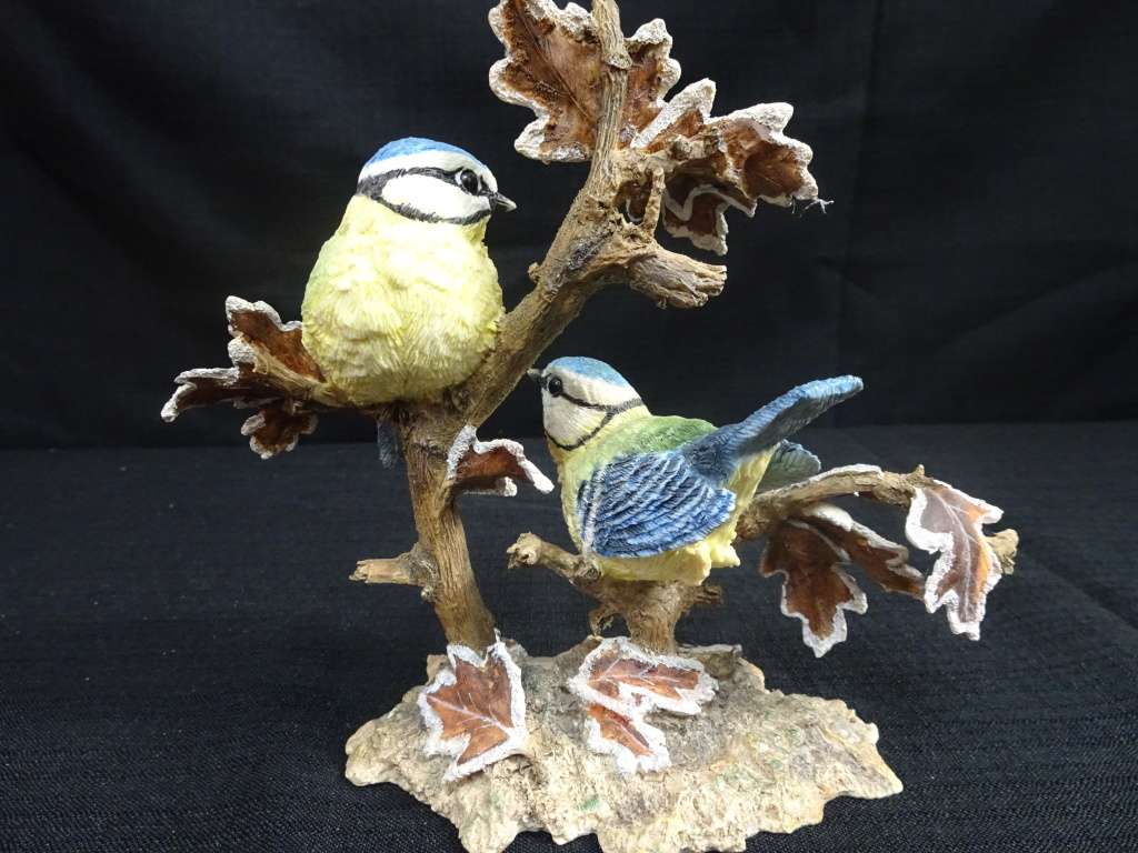 Vintage Limited Edition Coalport Blue Tits Bird Collection - Number 1935/4950