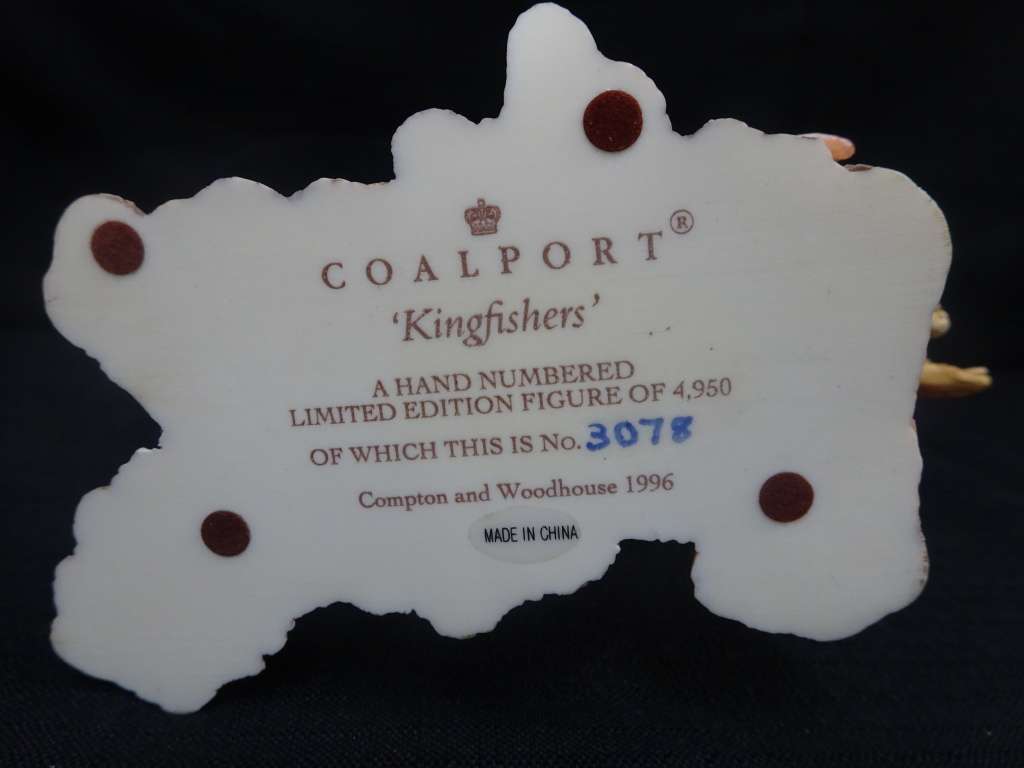 Vintage Limited Edition Coalport Kingfishers Bird Collection - Number 3078/4950