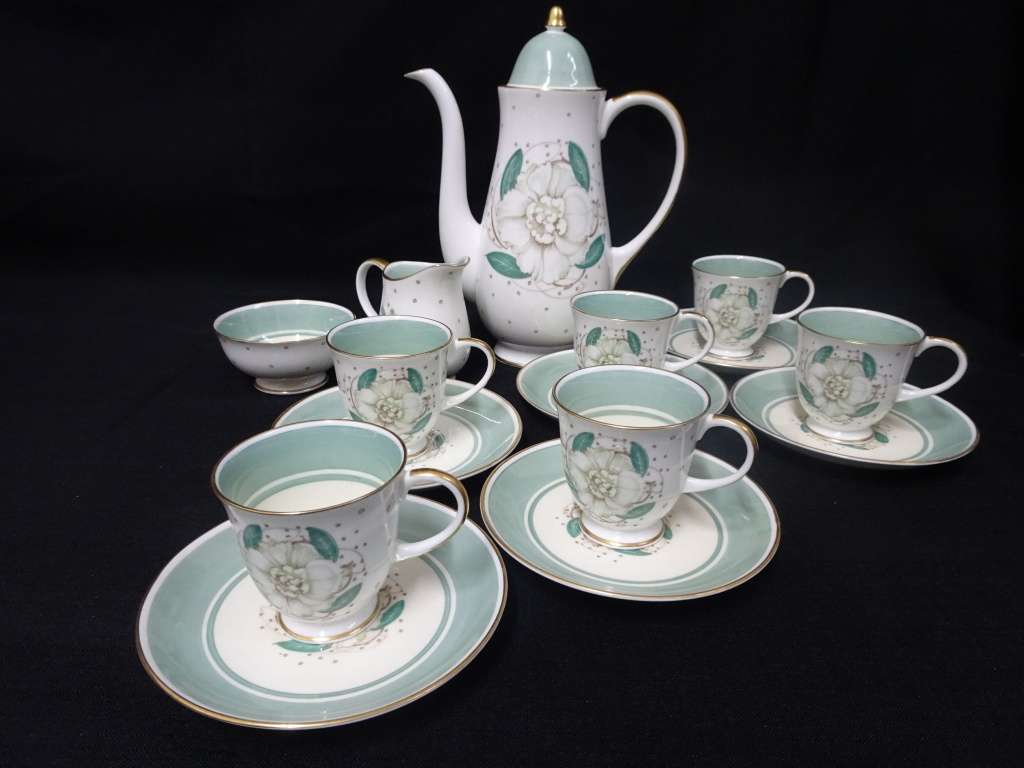 Stunning Susie Cooper `Magnolia` Coffee Set - See Description