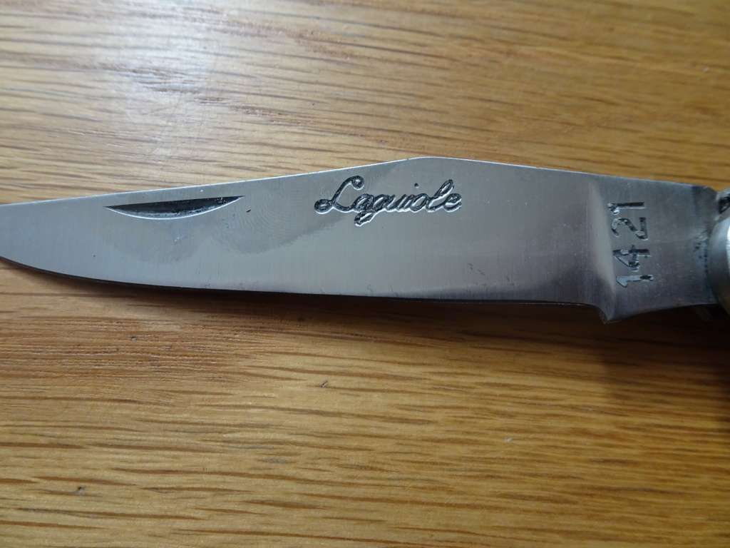 Fabulous Vintage `Laguiole 1421` Folding Knife Single Blade