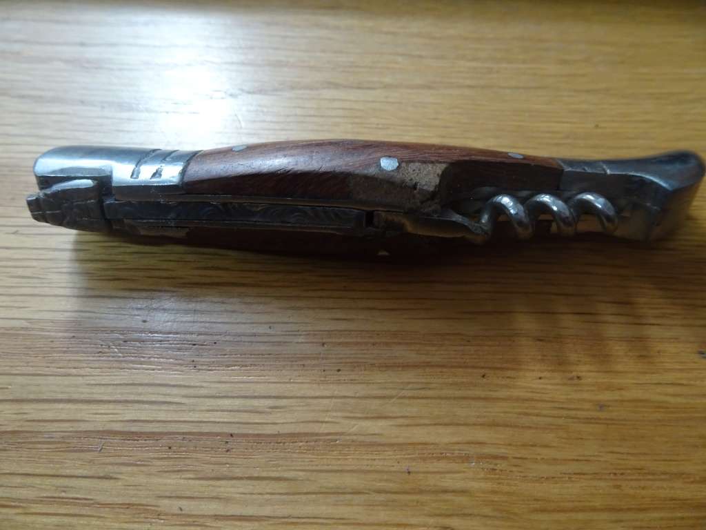 Fabulous Vintage `Laguiole 1421` Folding Knife Single Blade