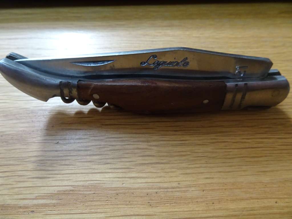 Fabulous Vintage `Laguiole 1421` Folding Knife Single Blade