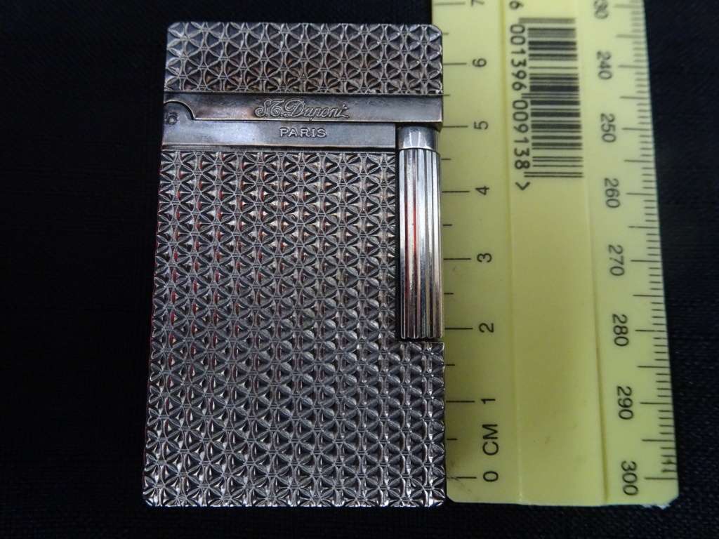 Stunning ST Dupont Silver Lighter 4FKI2J8 Paris Made In France - See Description - 146 Grams
