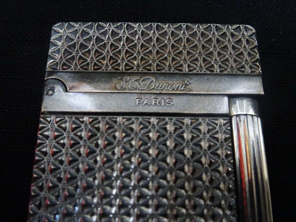 Stunning ST Dupont Silver Lighter 4FKI2J8 Paris Made In France - See Description - 146 Grams