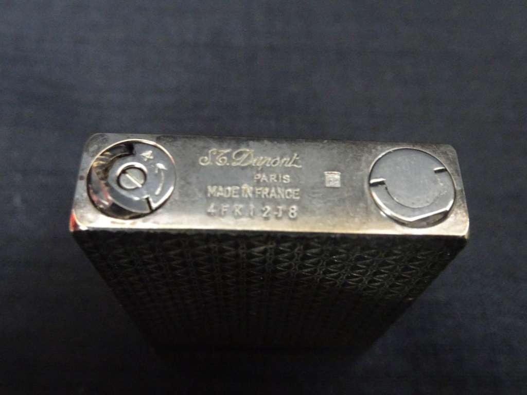 Stunning ST Dupont Silver Lighter 4FKI2J8 Paris Made In France - See Description - 146 Grams