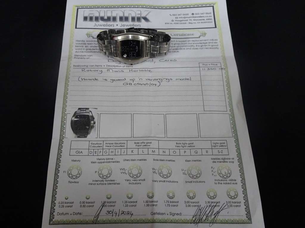 Stunning Rotary Dolphin Standard Sapphire Swiss Made Watch - In Excellent Condition- See Description