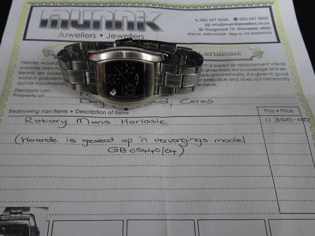 Stunning Rotary Dolphin Standard Sapphire Swiss Made Watch - In Excellent Condition- See Description