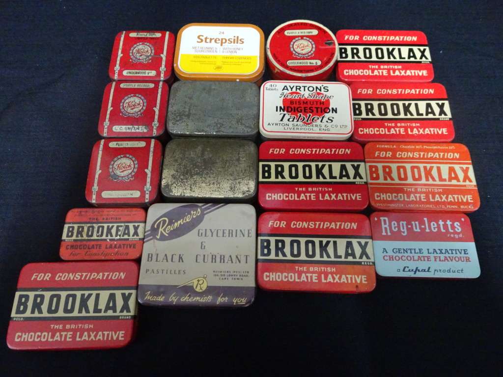 Lovely Big Collectioin Of Seventeen Vintage Tins - See Description