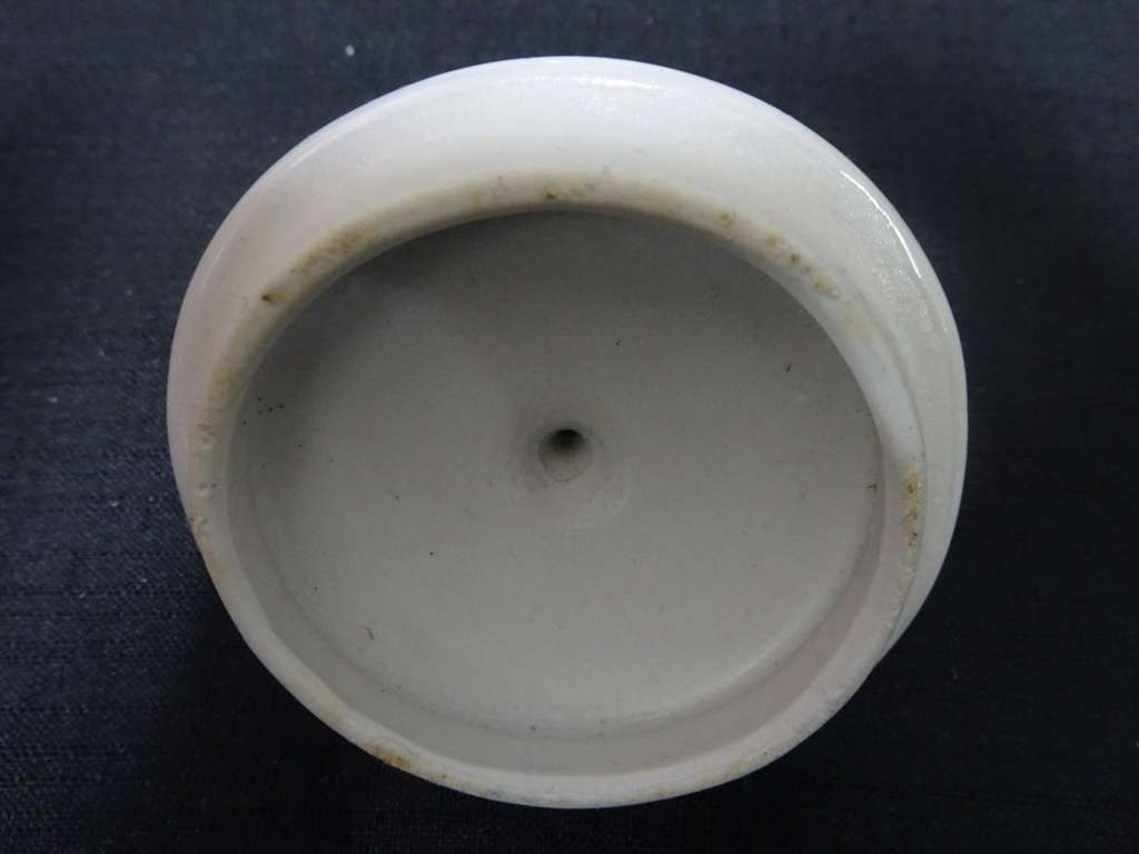 Rare Water Lilies Hand Painted Large Porcelain Jar With Lid-Blue and White Series-Made In China