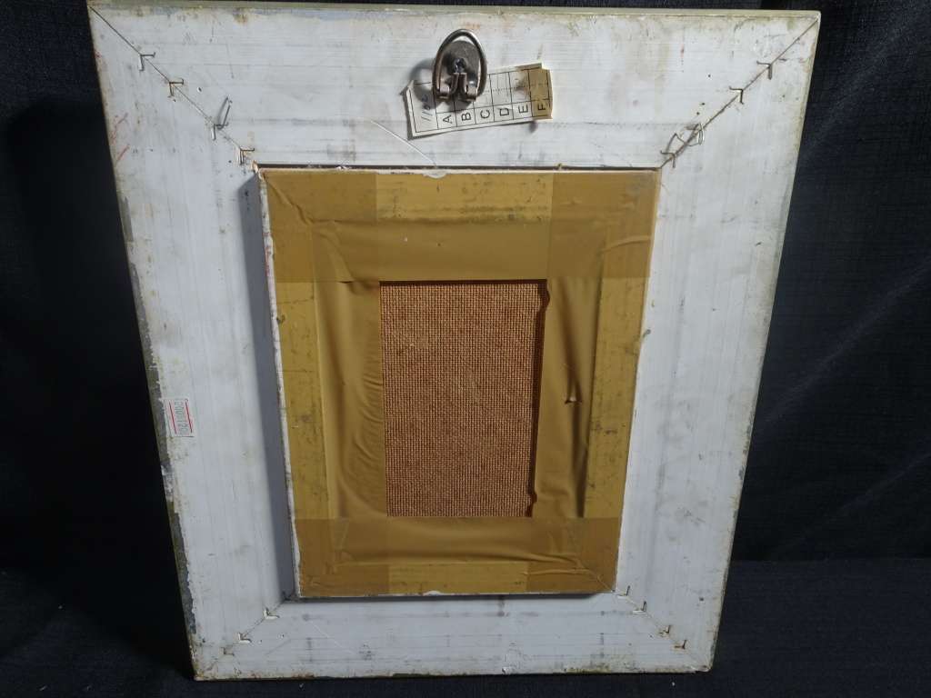 Stunning Oil On Board "Flowers" In Magnificent Decorative Frame - Artist Unknown-Condition Excellent