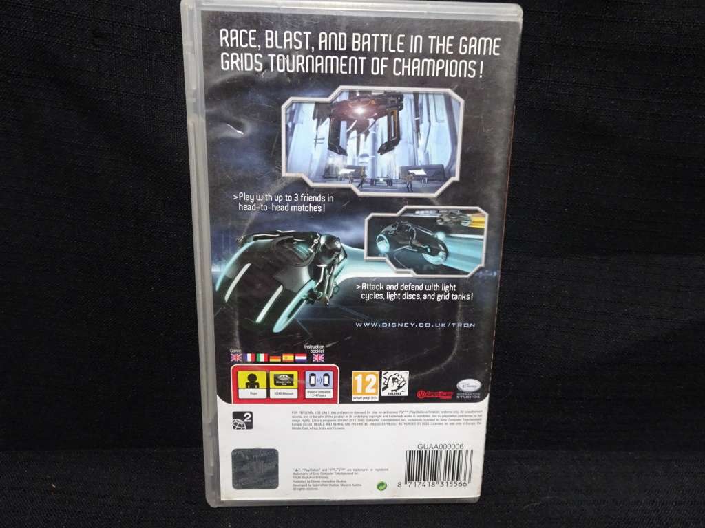 PSP Game - TRON: Evolution - PSP Essentials - In Good Condition