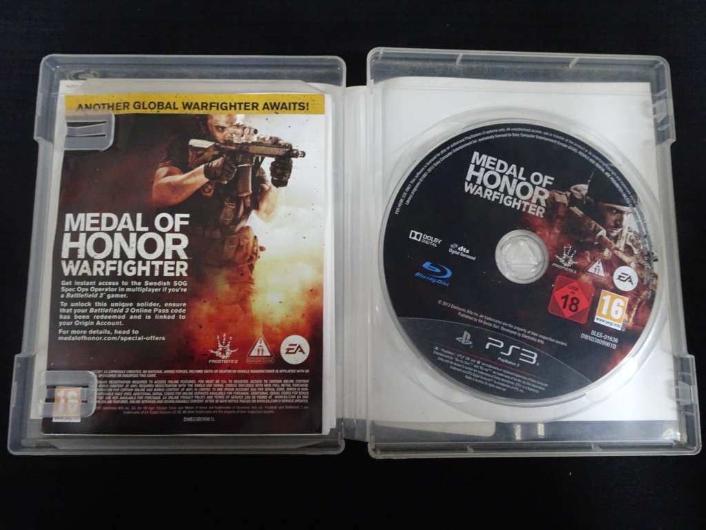 Play Station 3 (PS3) - Medal Of Honor Warfighter - In Good Condition