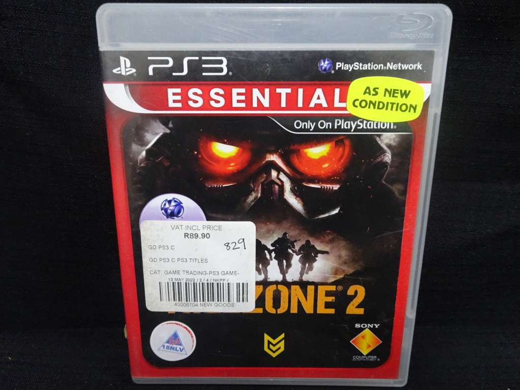 Play Station 3 (PS3) - Killzone 2 - In Good Condition