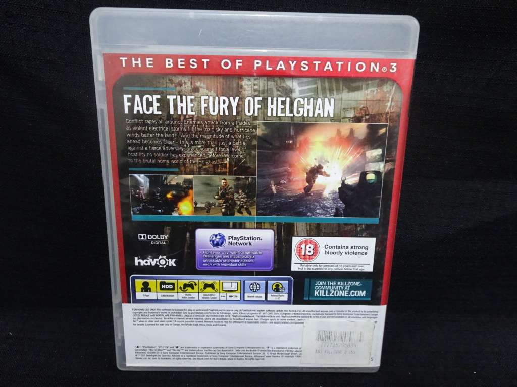 Play Station 3 (PS3) - Killzone 2 - In Good Condition