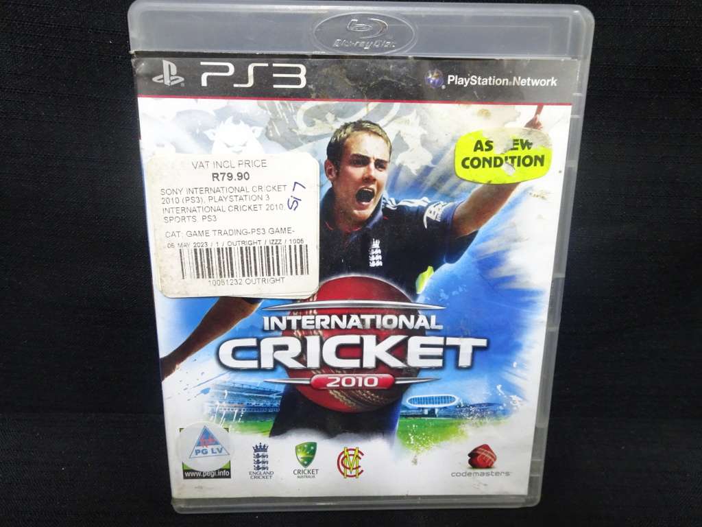 Play Station 3 (PS3) - International Cricket 2010 - In Good Condition