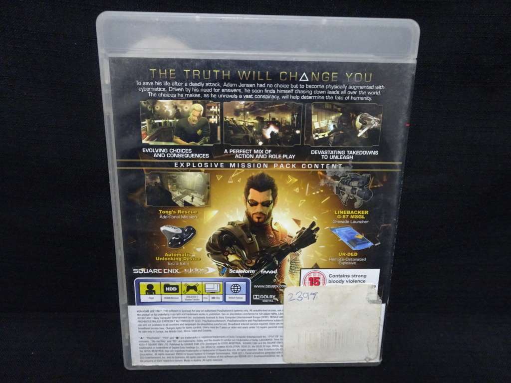 Play Station 3 (PS3) - Deus EX Human Revolution - LIMITED EDITION - In Good Condition