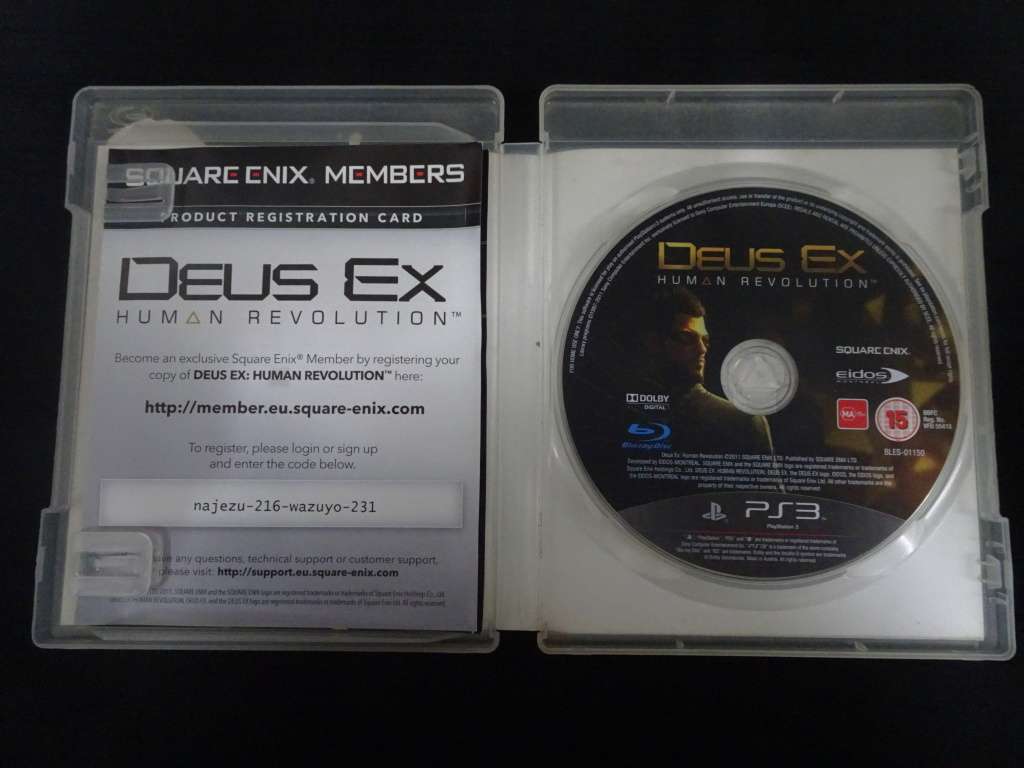 Play Station 3 (PS3) - Deus EX Human Revolution - LIMITED EDITION - In Good Condition