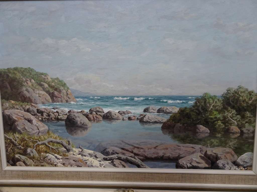 Stunning Large Oil On Board "Seascape" By Roy Cecil Taylor South African | 1919 - 2000