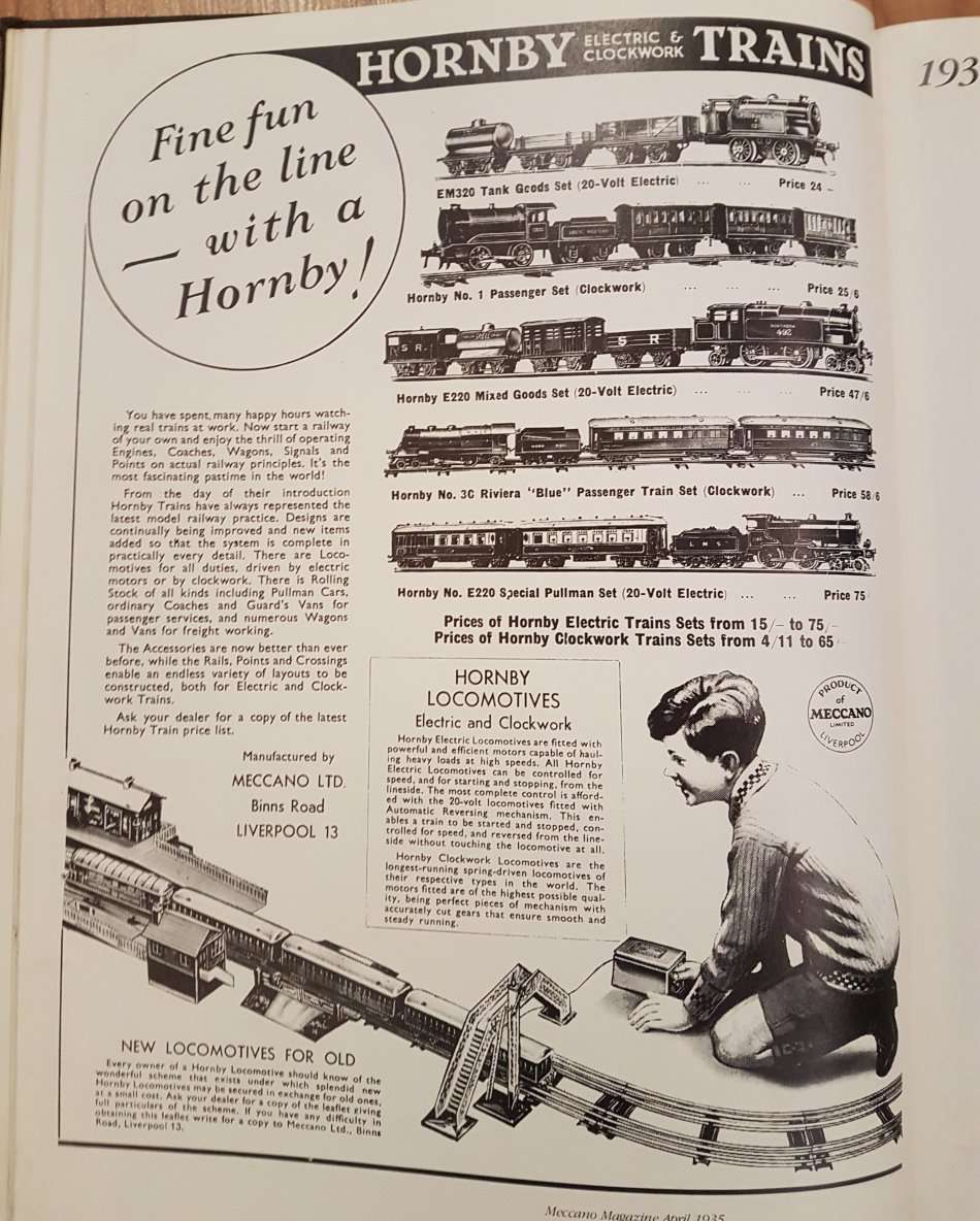 1937 EM 320 Hornby Tank Goods Set