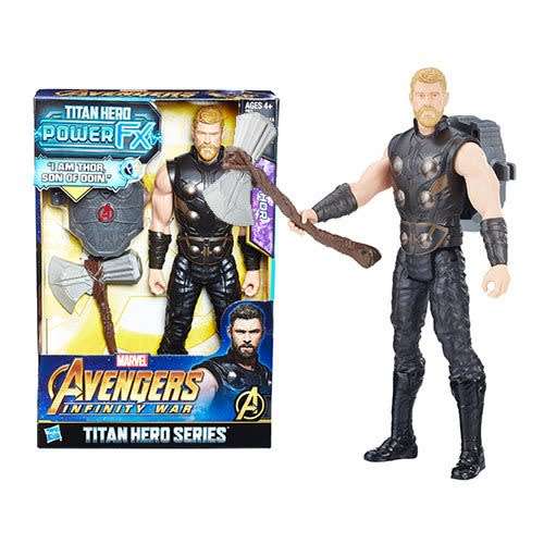 Avengers Infinity War Titan Hero Power FX Thor 12-Inch Action Figure