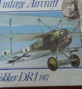 Fokker DR1 1917 Airfix Model plane 1/72
