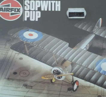 Sopwith Pup Airfix Model plane 1/72