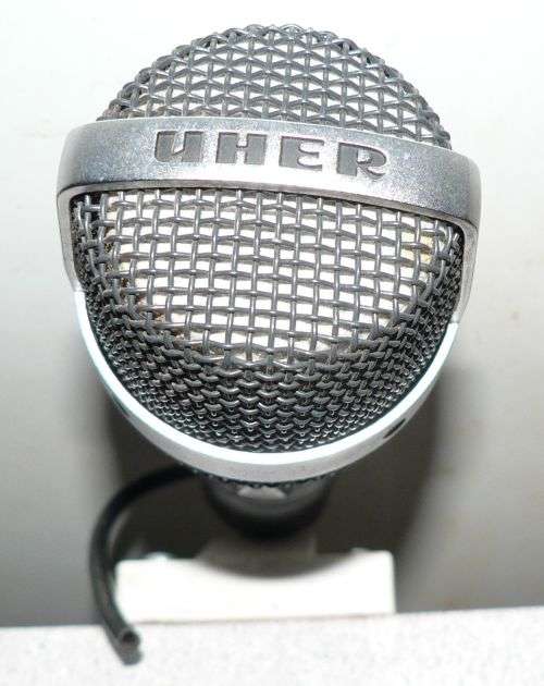 Retro Uher Hand-held Microphone