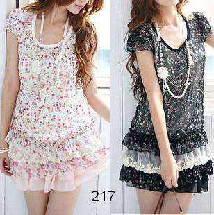 women chiffon dress (free necklace valude at R69) (black) LAST STOCK !!!