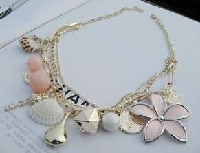 @ lovely beach shell necklace @