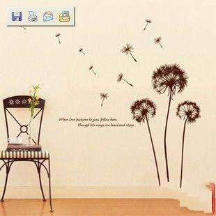 @ 1.8 m lovely tree - Home decor wall stickers pvc - Water lily - waterproof - cheap and convenient