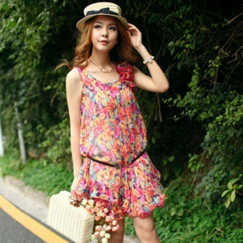 R410*** vivia 2011 new arrival women chiffon dress @