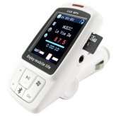 Car MP3 MP4 Player with FM Transmitter (White)