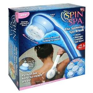 Spin Spa. Turn your shower into a spa experience!