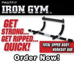 IRON GYM Total upper body workout bar