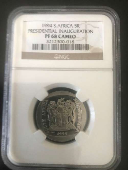 1994 NGC Graded R5  PRESIDENTIAL INAUGURATION PF 68 CAMELO