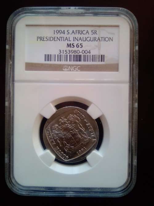 1994 NGC Graded R5  PRESIDENTIAL INAUGURATION MS 65