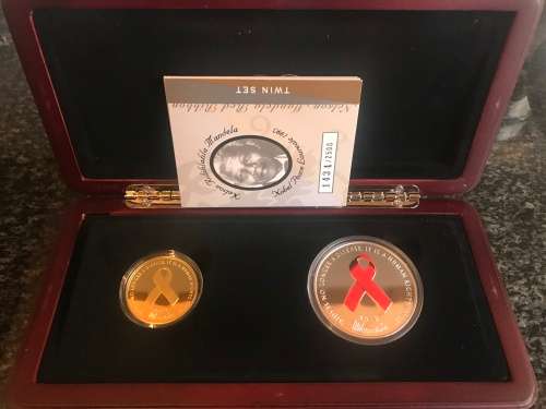 RARE & VALUABLE Mandela Red Ribbon  TWINSET